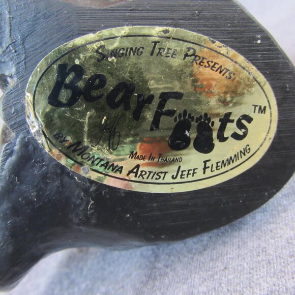 singing tree bearfoots bear bud vase figurine (w2943) - Picture 7 of 7